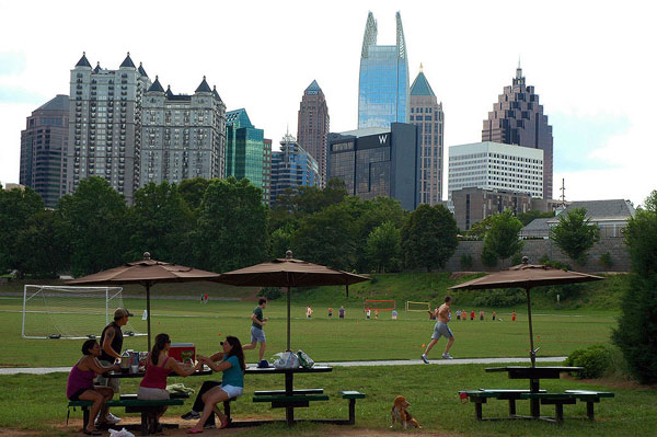 Piedmont Park in Atlanta, Georgia