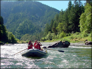 Rafting the lower rogue river
