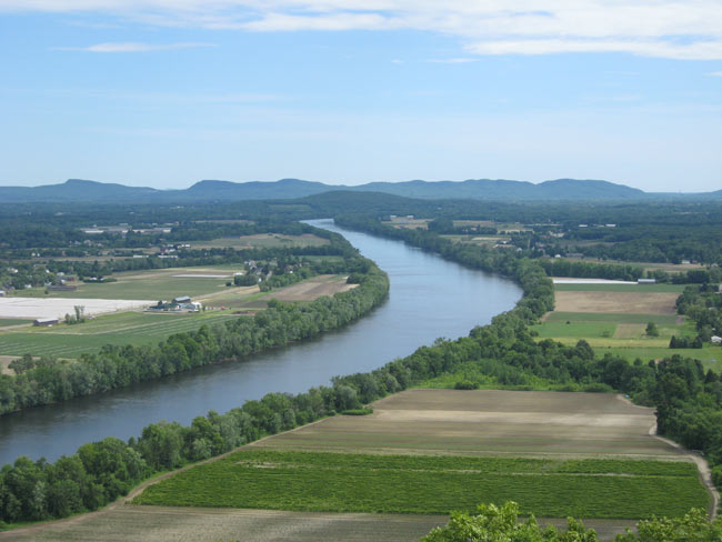 Farms along the Connecticut River