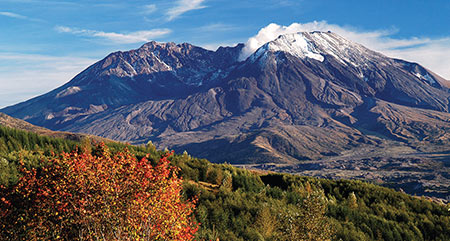 Mount St. Helens 30 years after eruption