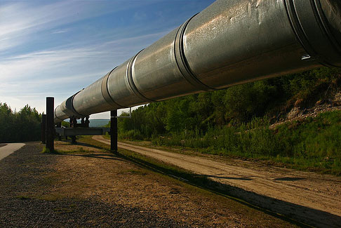 Section of the Trans-Alaska Oil Pipeline