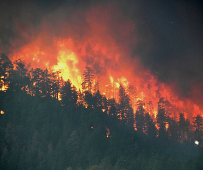 The devastating High Park Wildfire on Colorado’s Arapaho and Roosevelt National Forests and Pawnee National Grassland on Thursday, June 17, 2012.