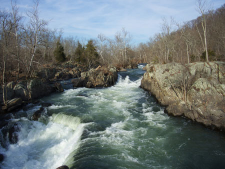 Great Falls Park in January 2013