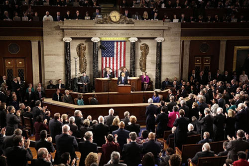 President Barack Obama delivers the State of the Union address