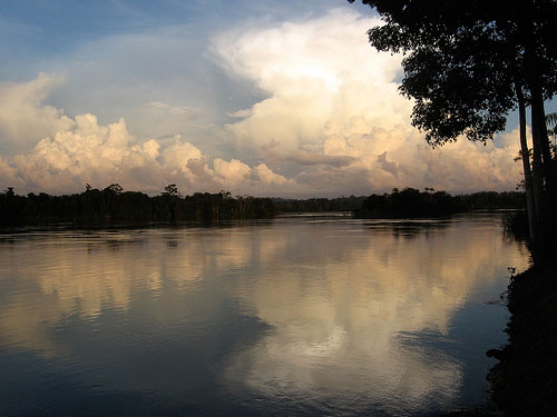 Sunset on the Xingu River in Brazil's Amazon. Credit: Aviva Imhof/International Rivers