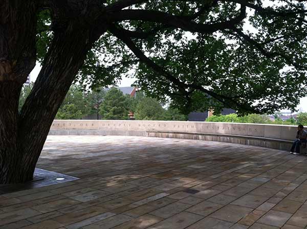 Survivor Tree inscription.