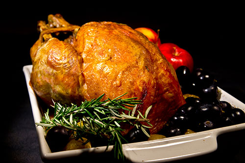 Traditional Thanksgiving turkey dinner