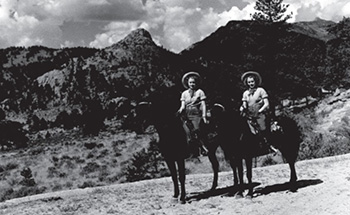 Trail Riders in Rocky Mountain National Park, 1938