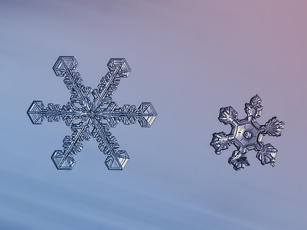 Snowflake photography by Alexey Kljatov