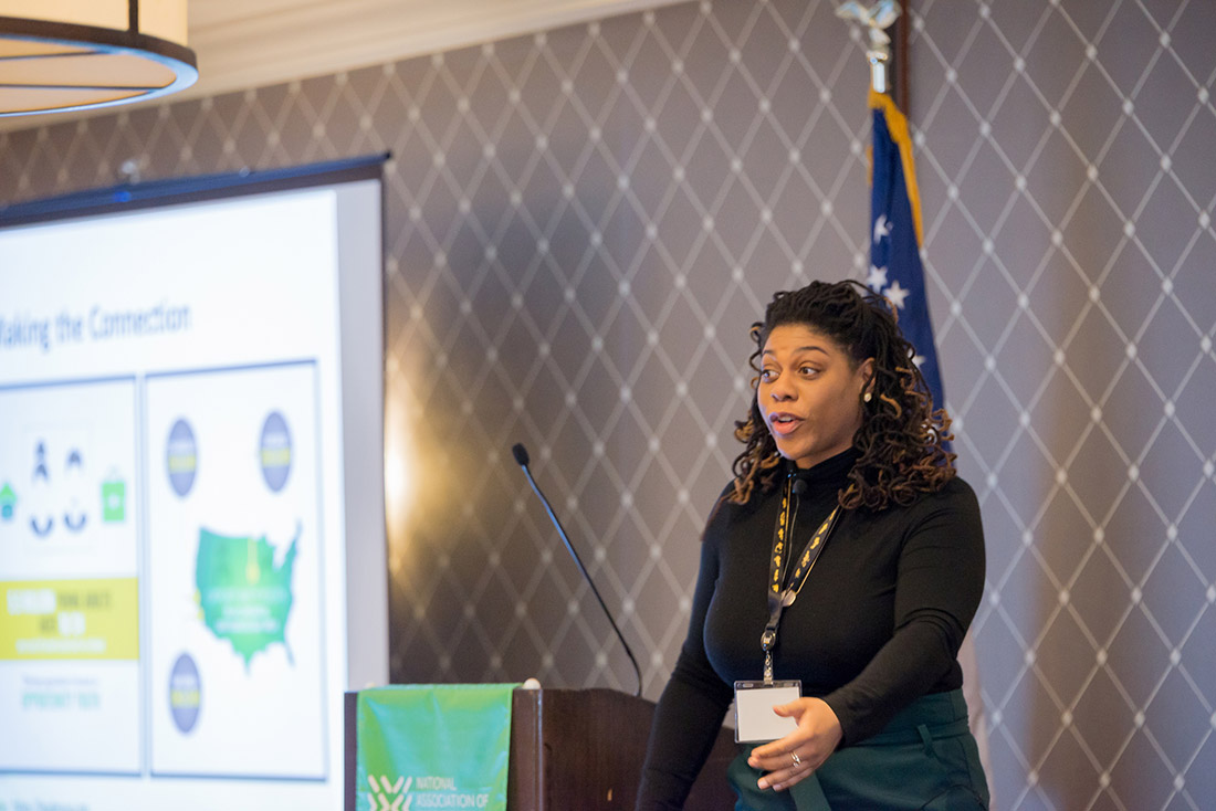 Sarah Anderson spoke on diversifying the workforce at the first National Workforce Summit.