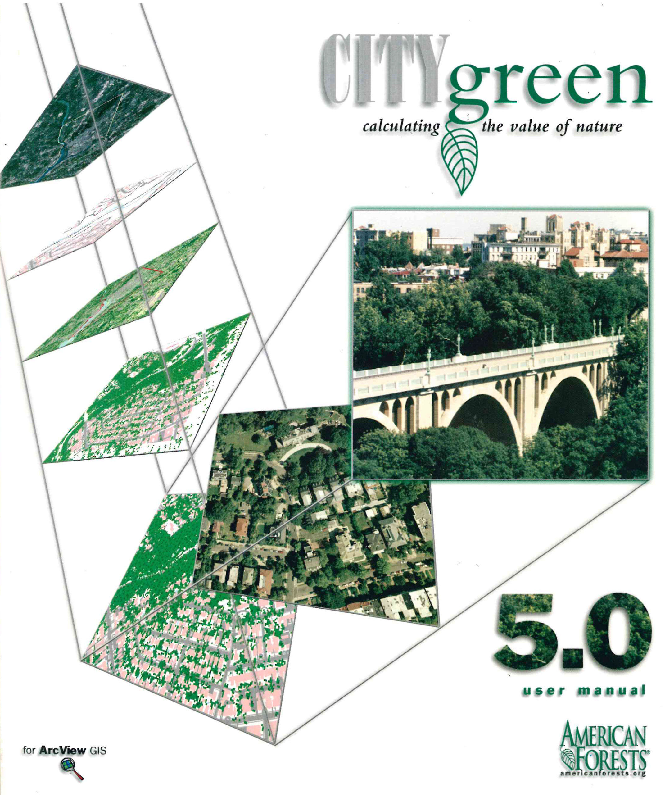 In 1996, American Forests released CITYgreen, a software planning tool for mapping urban ecosystems and calculating their value. This later was developed into the more known i-Tree GIS program used today.