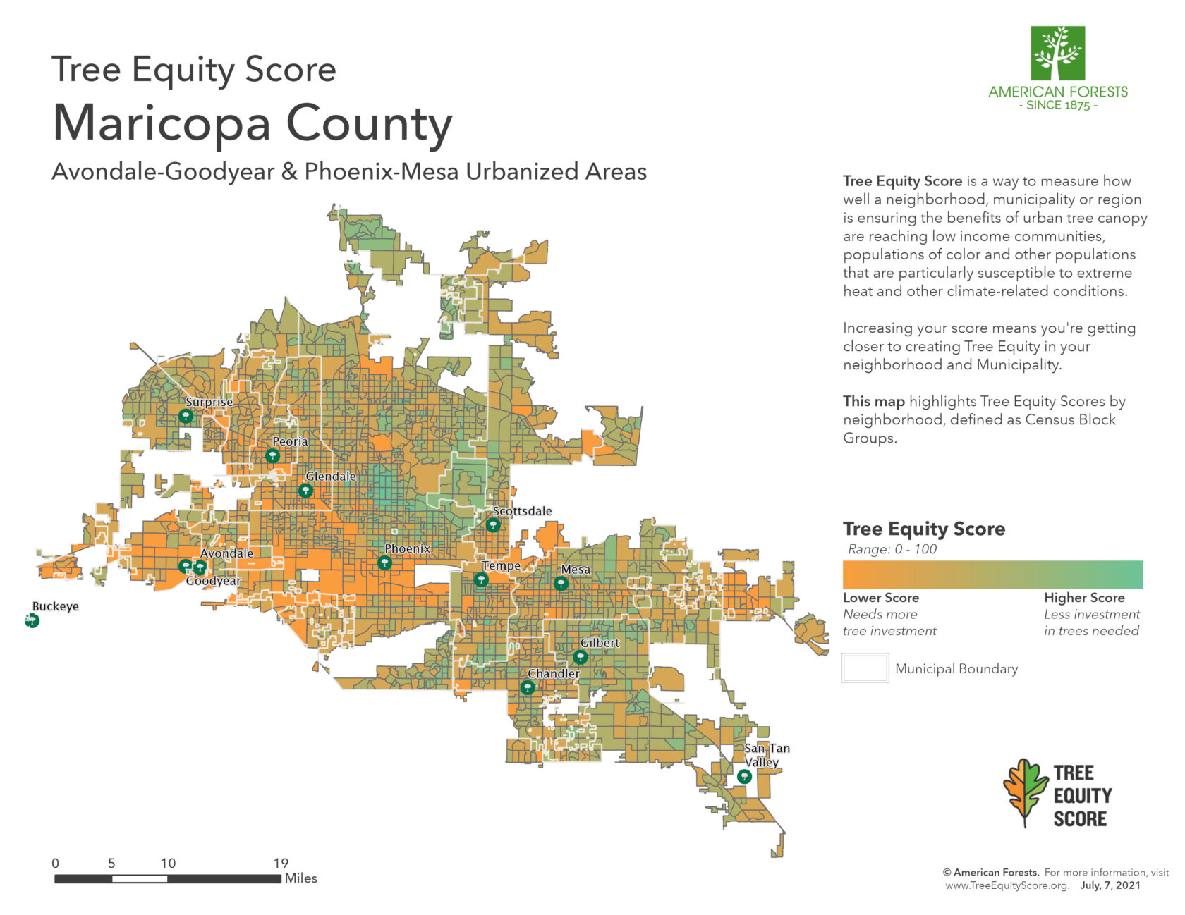 Two Arizona cities take major steps towards realizing Tree Equity