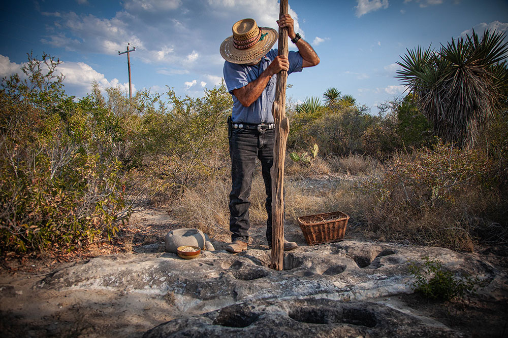 Bedrock mortars have been used for food preparation by indigenous Americans for thousands of years and are an important part of Hispanic culture.