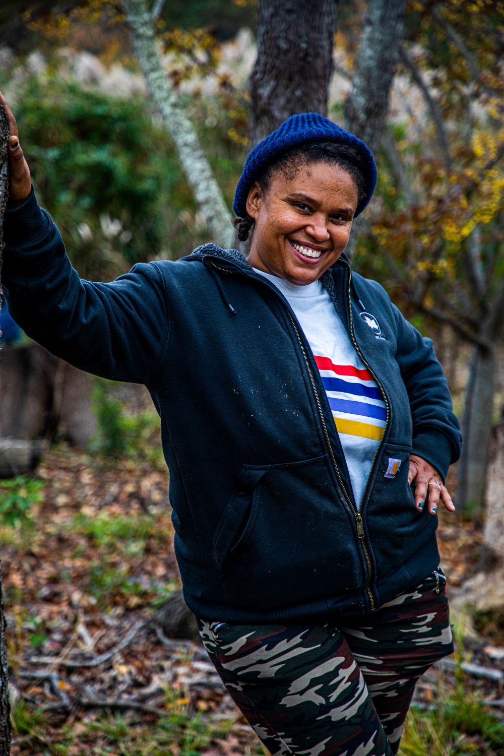 Myisha Humphrey, supervisor of operations at Greenbelt Native Plant Center, started with NYC Parks as a maintenance worker and participated in professional development and training to rise through the ranks to her current position. Aleksandr Watson / American Forests