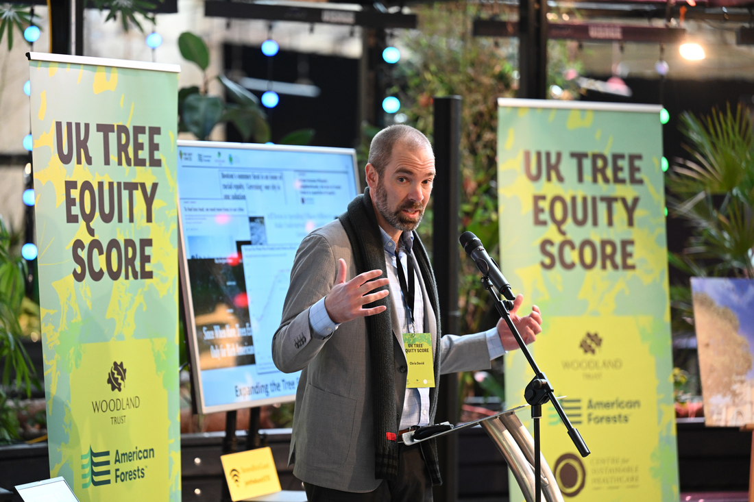 TES UK Launch Event at Banana Block in Belfast, UK Picture: Michael Cooper CREATOR Michael Cooper / Woodland Trust / American Forests