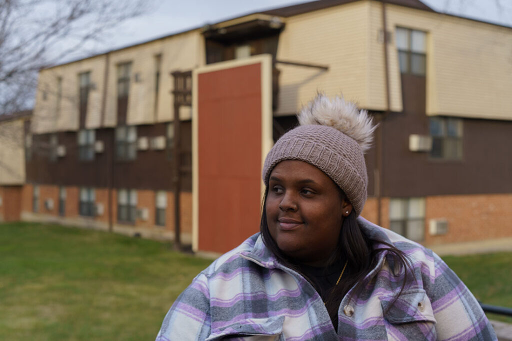 Adella Bass, health equity director for People for Community Recovery, has lived in Altgeld Gardens on the far South Side of Chicago all her life. Residing in a low Tree Equity Score neighborhood, she has seen first-hand the disparities between tree canopy cover in neighborhoods throughout the city and how it impacts residents, particularly when it comes to suffering the impacts of extreme heat.