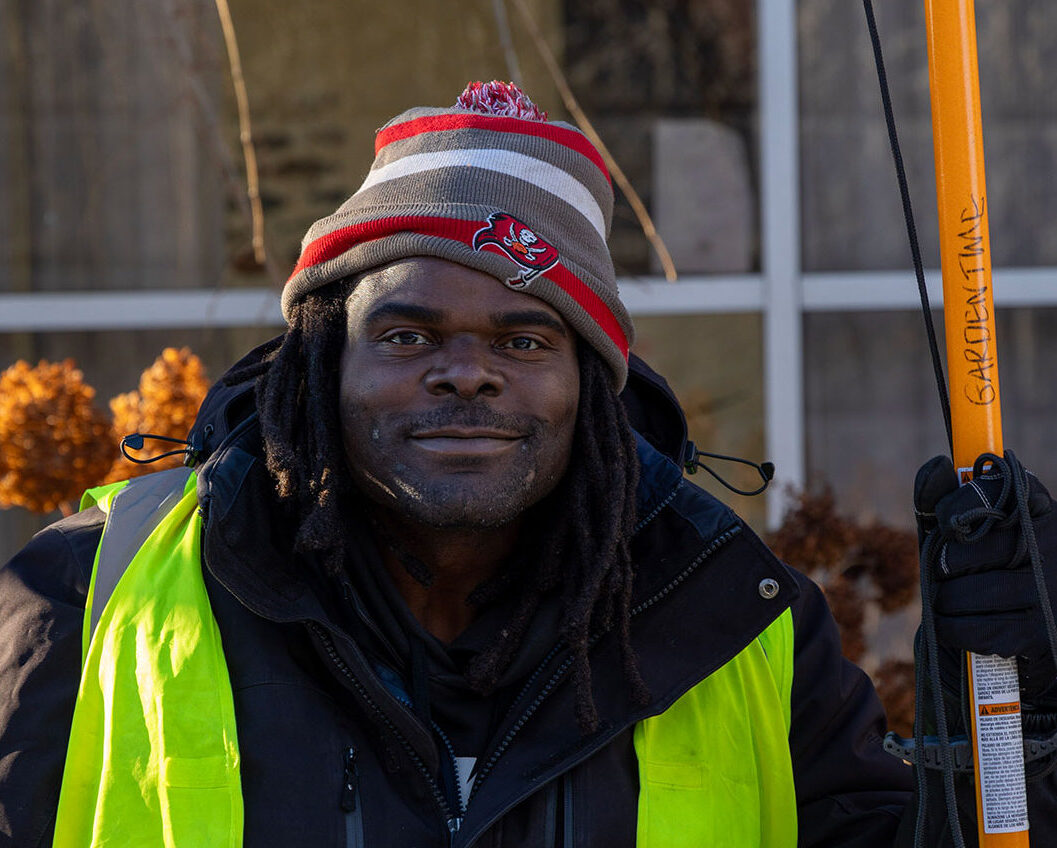 Kris Cameron. In fall 2023, he joined the Green Reentry Job Training program through Garden Time, a local nonprofit dedicated to preparing incarcerated and formerly incarcerated individuals for green industry jobs.