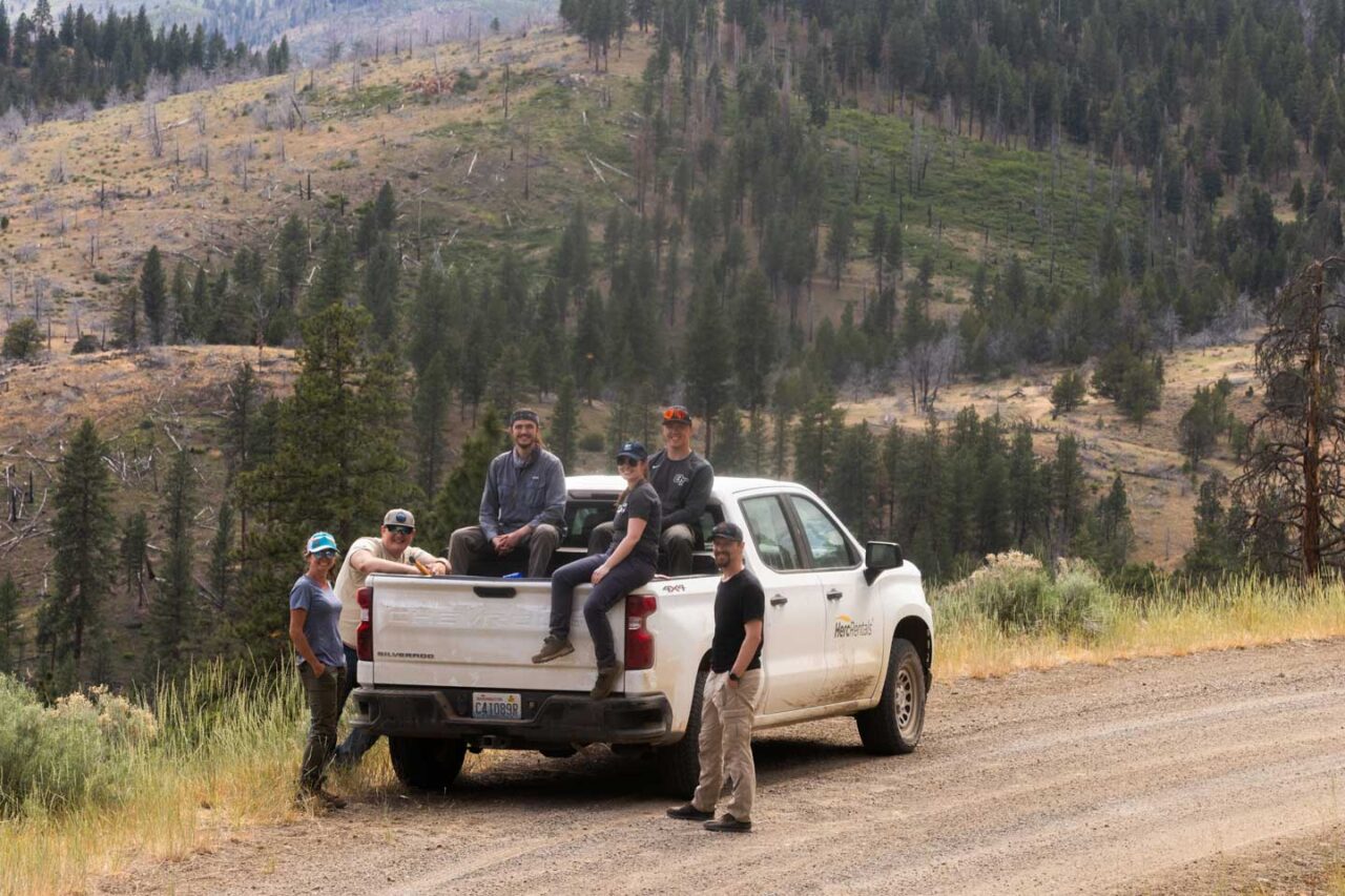 Rose and other members of American Forests in 2022 working on the Fremont-Winema National Forest.